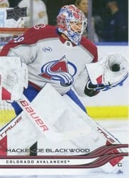 2025-26 Upper Deck Base Set Mackenzie Blackwood #39 card