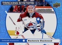 2025-26 Upper Deck Tracking Systems Mackenzie Blackwood #TS-9 card