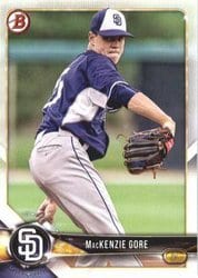 2018 Bowman Prospects MacKenzie Gore #BP131 card