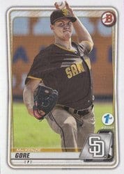 2020 Bowman 1st Edition Base Set MacKenzie Gore #BFE-74 card