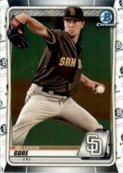 2020 Bowman Chrome Prospects MacKenzie Gore #BCP-184 card