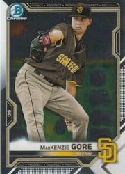 2021 Bowman Chrome Prospects MacKenzie Gore #BCP-105 card