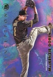 2021 Bowman Inception Base Set MacKenzie Gore #74 card