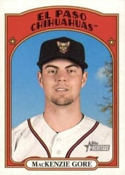 2021 Topps Heritage Minor League Base Set MacKenzie Gore #206 card