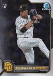 2022 Bowman Chrome Base Set MacKenzie Gore #67 card