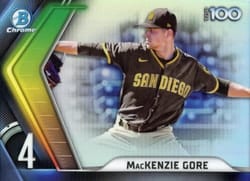 2022 Bowman Scouts' Top 100 MacKenzie Gore #BTP-4 card