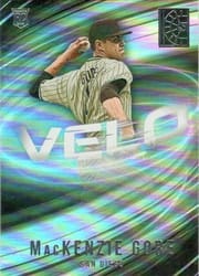 2022 Panini Capstone Velo MacKenzie Gore #V-2 card