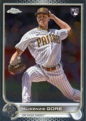 2022 Topps Chrome Update Base Set MacKenzie Gore #USC182 card