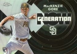 2022 Topps Chrome Update Generation Now MacKenzie Gore #GNC-11 card