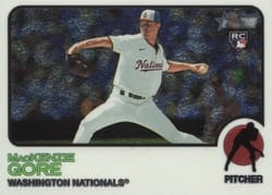 2022 Topps Heritage Chrome MacKenzie Gore #565 card