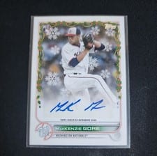 2022 Topps Holiday Autographs MacKenzie Gore #WHA-MG card