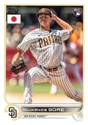 2022 Topps Japan Edition Base Set MacKenzie Gore #20 card