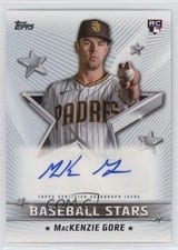 2022 Topps Update Baseball Stars Autographs MacKenzie Gore #BSA-MG card