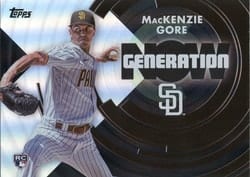 2022 Topps Update Generation Now MacKenzie Gore #GN-89 card