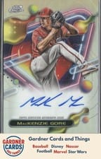 2023 Topps Cosmic Chrome Autographs MacKenzie Gore #CCA-MG card