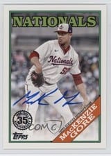 2023 Topps Update 1988 Topps Baseball Autographs MacKenzie Gore #88BA-MG card