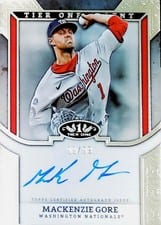 2024 Topps Tier One Talent Autographs Mackenzie Gore #T1TA-MG card