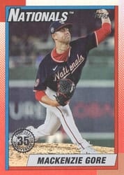 2025 Topps Update 1990 Topps Baseball MacKenzie Gore #U90-20 card