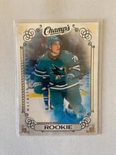 2024-25 Upper Deck Champ's Rookie Macklin Celebrini #C-19 card
