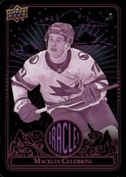 2024-25 Upper Deck Oracles Macklin Celebrini #O-58 card