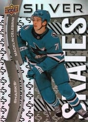 2024-25 Upper Deck Silver Skates Macklin Celebrini #SS-7 card