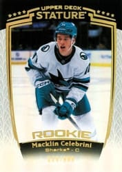2024-25 Upper Deck Stature Base Set Macklin Celebrini #31 card