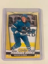 2024 O-Pee-Chee Macklin Celebrini Yellow Border #545 card