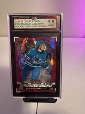 2024 O-Pee-Chee Platinum Macklin Celebrini Pink Magma #263 card