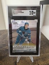 2024 Upper Deck Macklin Celebrini Clear Cut #451 card