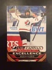2024 Upper Deck Canvas Macklin Celebrini #C259 card