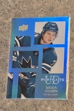 2024 Upper Deck UD Portraits Macklin Celebrini #P-37 card