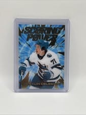 2025-26 Flair Scoring Power Macklin Celebrini #SP-24 card