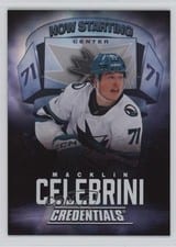 2025-26 Upper Deck Credentials Now Starring Macklin Celebrini #NS-21 card