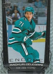 2025-26 Upper Deck Encore Macklin Celebrini #E-10 card