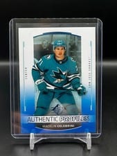 2025 SP Authentic Profiles Macklin Celebrini Blue #AP-15 card