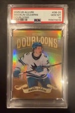 Macklin Celebrini 2026 Upper Deck Allure Doubloons #DB-25