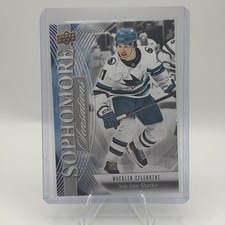 2025 Upper Deck Sophomore Sensations Macklin Celebrini #SO-1 card