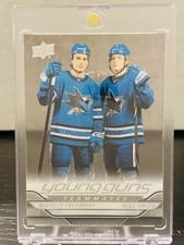 2024 Upper Deck Macklin Celebrini / Will Smith Clear Cut #499 card