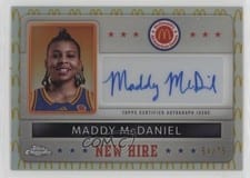 2024 Topps Chrome McDonald's All-American New Hire Badge Autographs Refractor Maddy McDaniel #NHB-MAD card