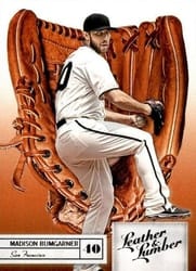 2019 Panini Leather & Lumber Base Set Madison Bumgarner #25 card