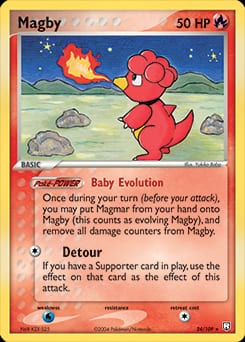 2004 Team Rocket Returns Magby #24 card