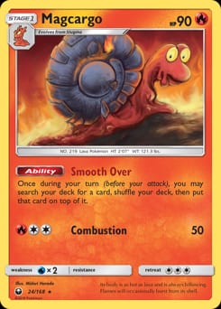 Celestial Storm Magcargo #24 card