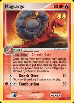 Deoxys Magcargo #20 card