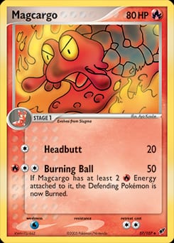 Deoxys Magcargo #37 card