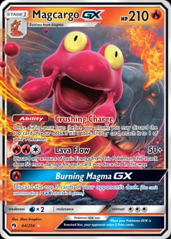 Lost Thunder Magcargo-GX #44 card