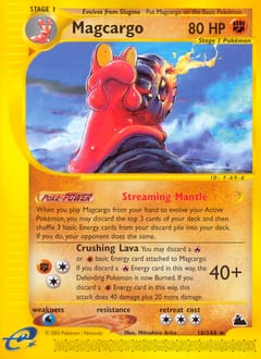 Skyridge Magcargo #18 card