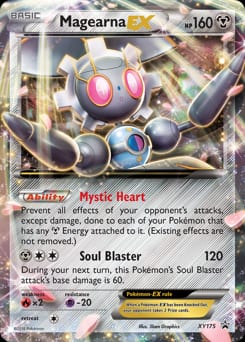 XY Black Star Promos Magearna-EX #XY175 card