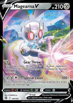 Silver Tempest Magearna V #128 card