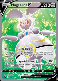 2022 Silver Tempest Magearna V #182 card