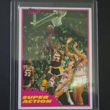 1981 Topps Magic Johnson #109 card
